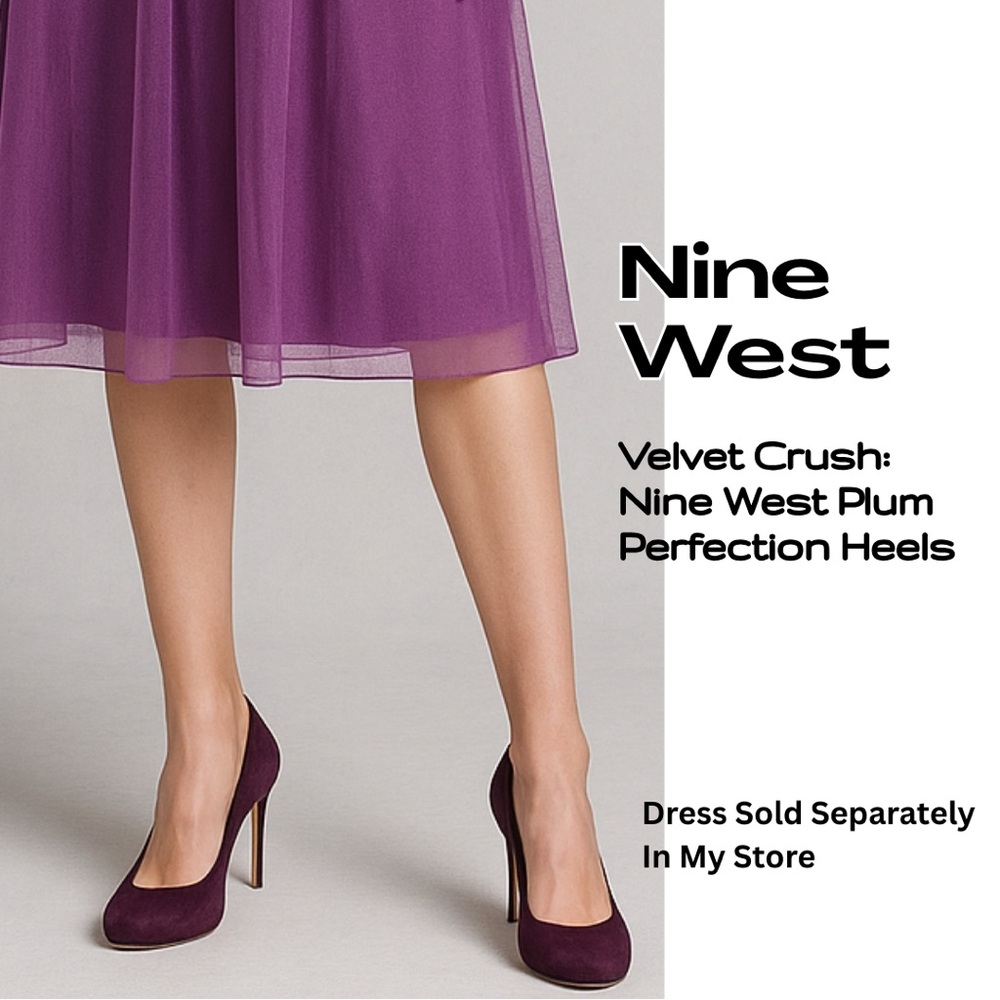 Nine West Suede Pump Size 7 Discount Shipping